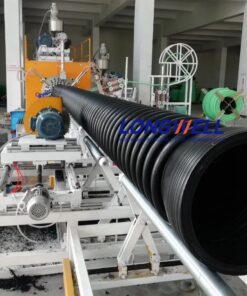 hdpe double wall spiral windingi corrugated pipe machines