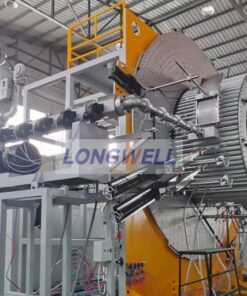HDPE spiral winding pipe extrusion machine