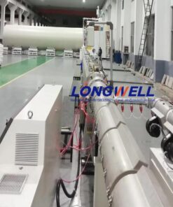 HDPE polyethylene Spiral winding pipe extrusion machineiry