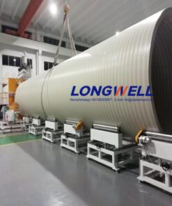 HDPE spiral winding pipe extrusion machine