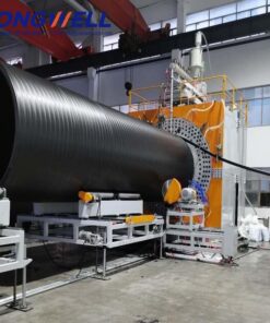 HDPE hollow wall spiral winding pip extrusion machines