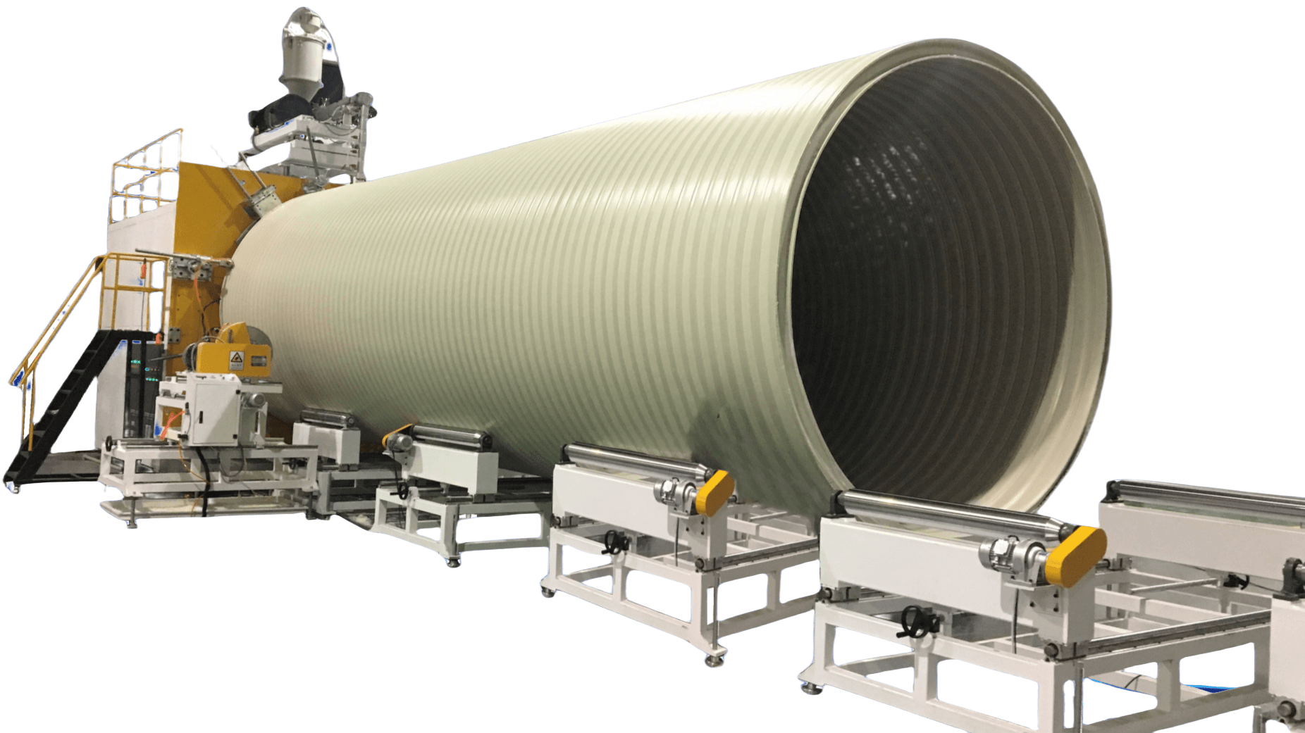 hollow wall spiral wind drainage pipe extrusion line