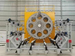 hdpe solid wall spiral winding tank machines