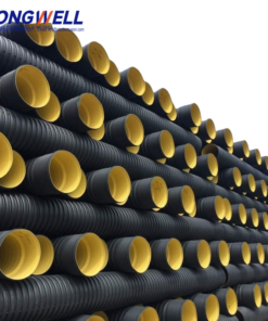 hdpe double wall corrugated pipe production lines