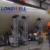 How to make Chemical Tank HDPE/PP spiral winding pipe machinery
