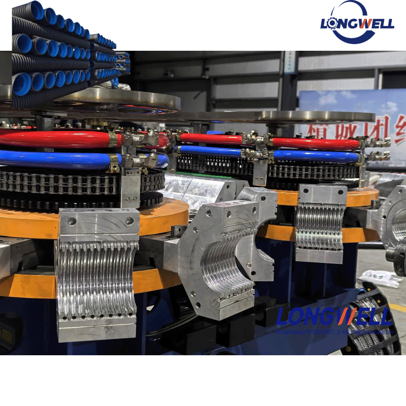 double wall pvc corrugated sewage pipe machines