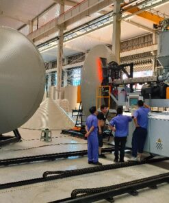 4Plastic tank cover spiral winding machines