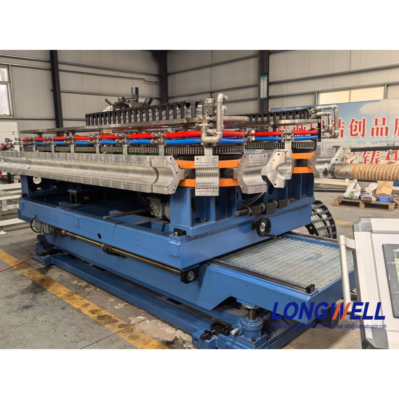 HDPE double wall corrugated pipe extrusion machines