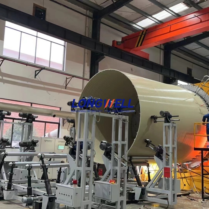 Chem Resist Thermoplastic Spiral Wound Chemical Storage Tank manufacuring machines