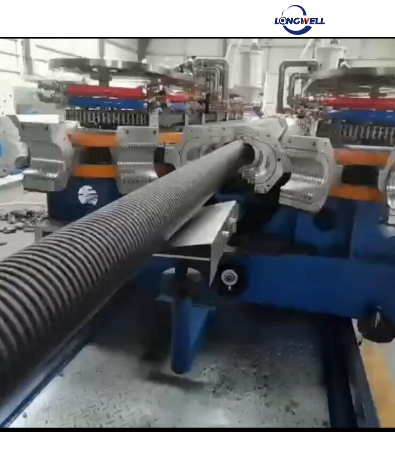 hdpe double wall corrugated pipe production machines