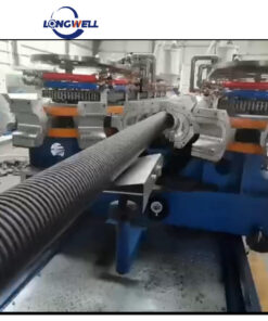 HDPE Double Wall Pipe PE Corrugated Perforated Drainage Pipe extrusion production machines