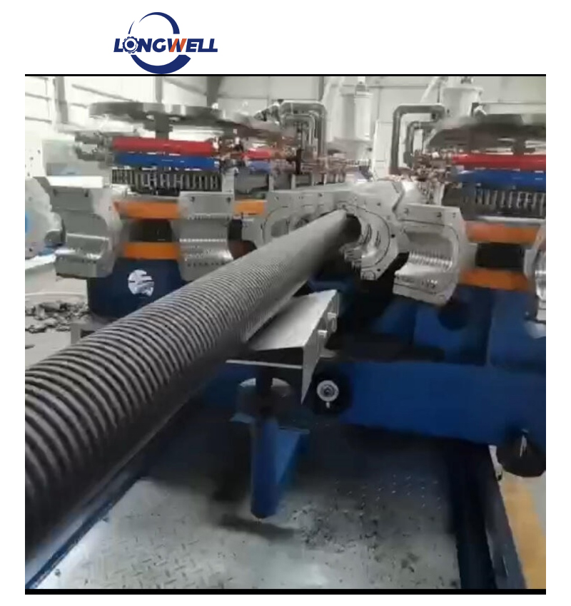 HDPE Double Wall Pipe PE Corrugated Perforated Drainage Pipe extrusion production machines